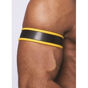 Mister B Biceps Band - Zwart / Geel