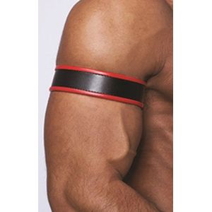 Mister B Biceps Band - Zwart / Rood