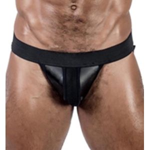 Mister B Neopreen Jockstrap, Zwart, Medium