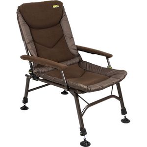 Faith Mistress Chair XL - Karperstoel - Visstoel - Campingstoel - Verstelbaar - Opklapbaar - Met armleuningen - Fleece Zitting - Comfortabel - Stevig - Groen