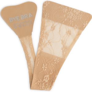 Bye Bra - Zelfklevende String - Beige - Naadloze Thong - Herbruikbaar Tot 50 Keer