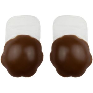 Bye Bra - Silicone Pull-Ups - Borstlift Tape - Bruin - 100% Medische Siliconen