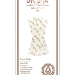 Bye Bra - Jurk Tapes - Dubbelzijdige Strips - Transparant - Eenmalig Gebruik