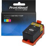 PrintAbout huismerk Inktcartridge 592-11329 (X738N) 3-kleuren Geschikt voor Dell