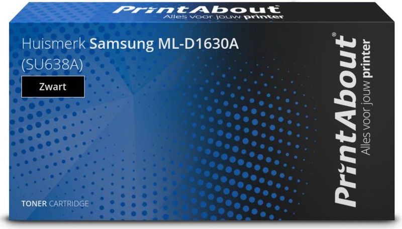 PrintAbout huismerk Toner ML-D1630A (SU638A) Zwart Geschikt voor Samsung