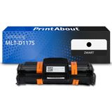 PrintAbout - Toner MLT-D117S - Zwart - Geschikt voor Samsung - 3.000 afdrukken