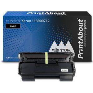 PrintAbout  Toner 113R00712 Zwart geschikt voor Xerox