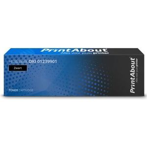 PrintAbout huismerk Toner 01239901 Zwart Geschikt voor OKI