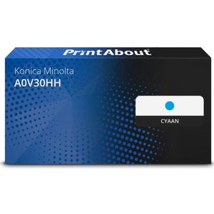 PrintAbout huismerk Toner A0V30HH Cyaan Hoge capaciteit Geschikt voor Konica Minolta