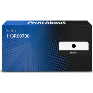 PrintAbout - Toner Alternatief voor Xerox 113R00730 - Zwart - Hoog Inktvolume