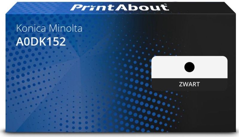 PrintAbout - Konica Minolta A0DK152 - Toner - Zwart