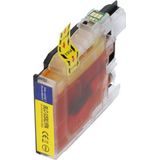 PrintAbout huismerk Inktcartridge LC-125XLY Geel Hoge capaciteit Geschikt voor Brother