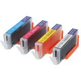PrintAbout - Inktcartridge - Alternatief voor Canon CLI-551BK XL - 4 Kleuren