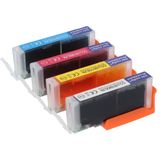 PrintAbout - Inktcartridge - Alternatief voor Canon CLI-551BK XL - 4 Kleuren