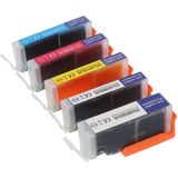 PrintAbout - Inktcartridge - Alternatief voor Canon CLI-551BK XL - 5 Kleuren - 85ml