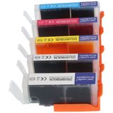 PrintAbout - Inktcartridge - Alternatief voor Canon CLI-551BK XL - 5 Kleuren - 85ml