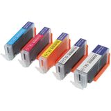 PrintAbout - Inktcartridge - Alternatief voor Canon CLI-551BK XL - 5 Kleuren - 85ml