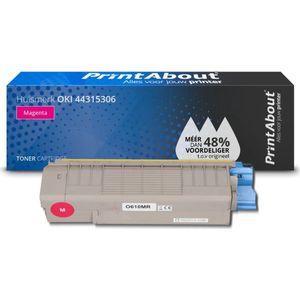 OKI 44315306 toner magenta Huismerk