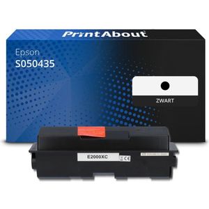 PrintAbout huismerk Toner S050435 Zwart Geschikt voor Epson