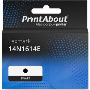 Huismerk - Lexmark 14N1614E - Inktcartridge - Zwart - Hoge Capaciteit