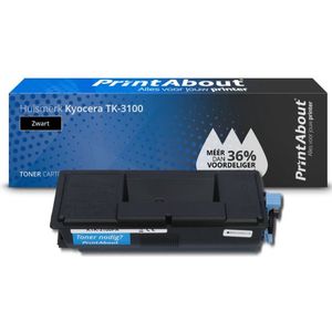 PrintAbout  Toner TK-3100 Zwart geschikt voor Kyocera