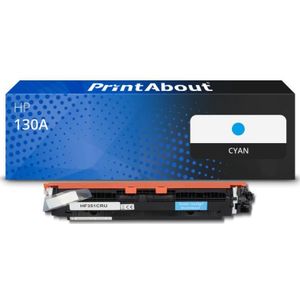 PrintAbout huismerk Toner 130A (CF351A) Cyaan Geschikt voor HP