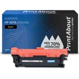 PrintAbout huismerk Toner 507A (CE400A) Zwart Geschikt voor HP