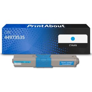 Oki - 44973535 Toner - Cyaan - Huismerk