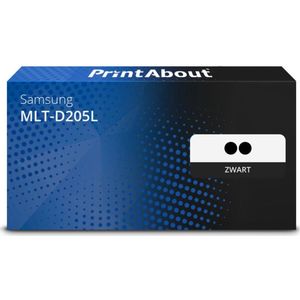 PrintAbout - Alternatief voor Samsung MLT-D205L - Tonercartridge - Zwart - 2 Pack