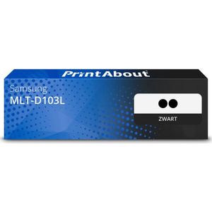 PrintAbout - MLT-D103L - Tonercartridge - Zwart - 2 Pack