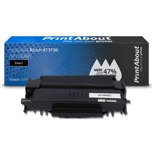 PrintAbout huismerk Toner 413196 (SP-1000E) Zwart Geschikt voor Ricoh