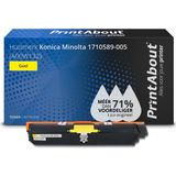 PrintAbout  Toner 1710589-005 (A00W132) Geel geschikt voor Konica Minolta