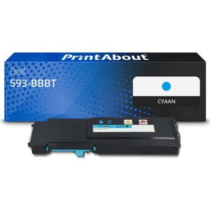 Dell - 593-BBBT Toner - Cyaan - Huismerk
