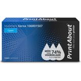PrintAbout huismerk Toner 106R01507 Cyaan Geschikt voor Xerox