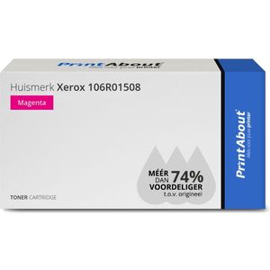 PrintAbout - Toner Magenta - Huismerk voor Xerox 106R01508