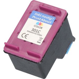HP - 301 - Inktcartridge - 3-Kleuren - 15 ml