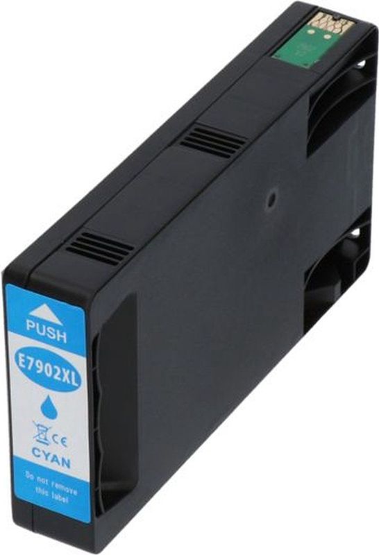 PrintAbout huismerk Inktcartridge 79XL (T79024010) Cyaan Hoge capaciteit Geschikt voor Epson