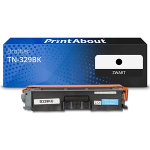 Brother - TN-329BK - Toner - Zwart - Huismerk - Extra Hoge Capaciteit