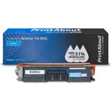 PrintAbout huismerk Toner TN-900C Cyaan Geschikt voor Brother