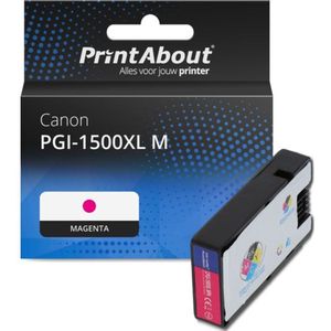 PrintAbout - PGI-1500XL - Inktcartridge - Magenta - Hoge Capaciteit