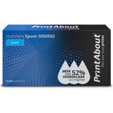 PrintAbout huismerk Toner S050592 Cyaan Geschikt voor Epson