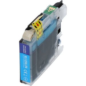 PrintAbout huismerk Inktcartridge LC-225XLC Cyaan Hoge capaciteit Geschikt voor Brother