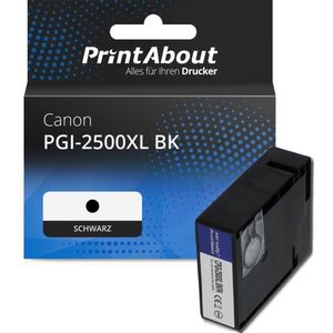 Druckerpatrone kompatibel mit Canon PGI-2500XL BK  - Schwarz - Hohe Kapazität