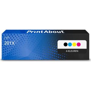 Toner kompatibel mit HP 201X (CF400X) - 4-farbig - Hohe Kapazität - Multipack