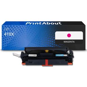 PrintAbout huismerk Toner 410X (CF413X) Magenta Hoge capaciteit Geschikt voor HP