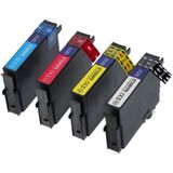PrintAbout - Inktcartridge - Alternatief voor de Epson T2996 - 4 Kleuren - 43ml Meer Inhoud