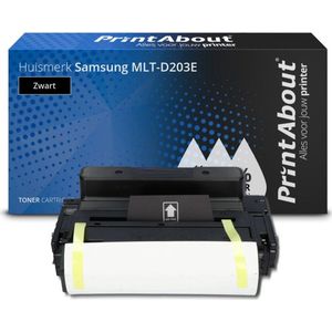 PrintAbout huismerk Toner MLT-D203E Zwart Extra hoge capaciteit Geschikt voor Samsung
