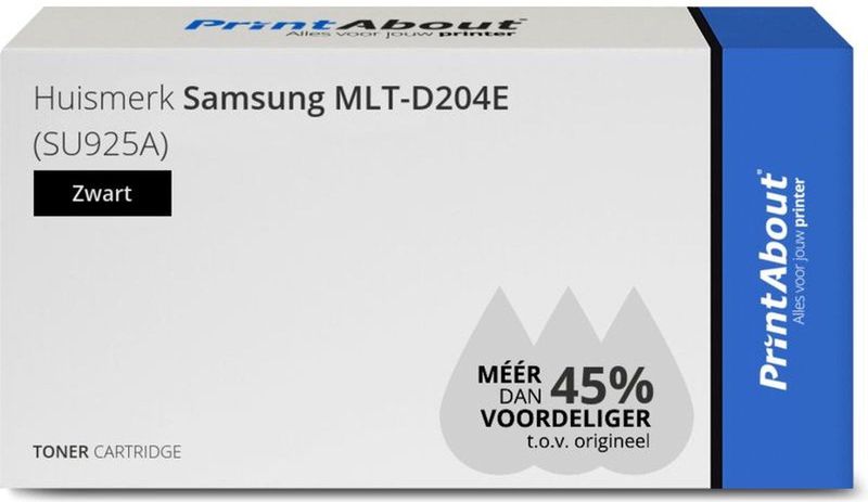 PrintAbout - Samsung MLT-D204E - Toner - Zwart