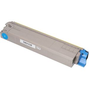 PrintAbout huismerk Toner 44844507 Cyaan Geschikt voor OKI