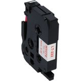 PrintAbout - Brother TZe-222 - Tape - Rood - Wit - 9 mm